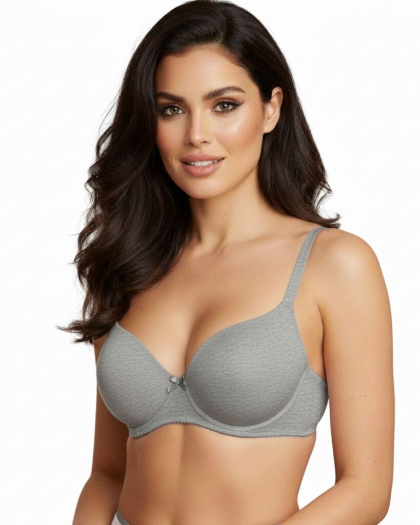 Saforia CuddleCot™ Cotton Bra – Basic Gray