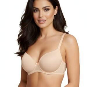 SAFORIA Cuddlecot Cotton Padded Bra — Skin