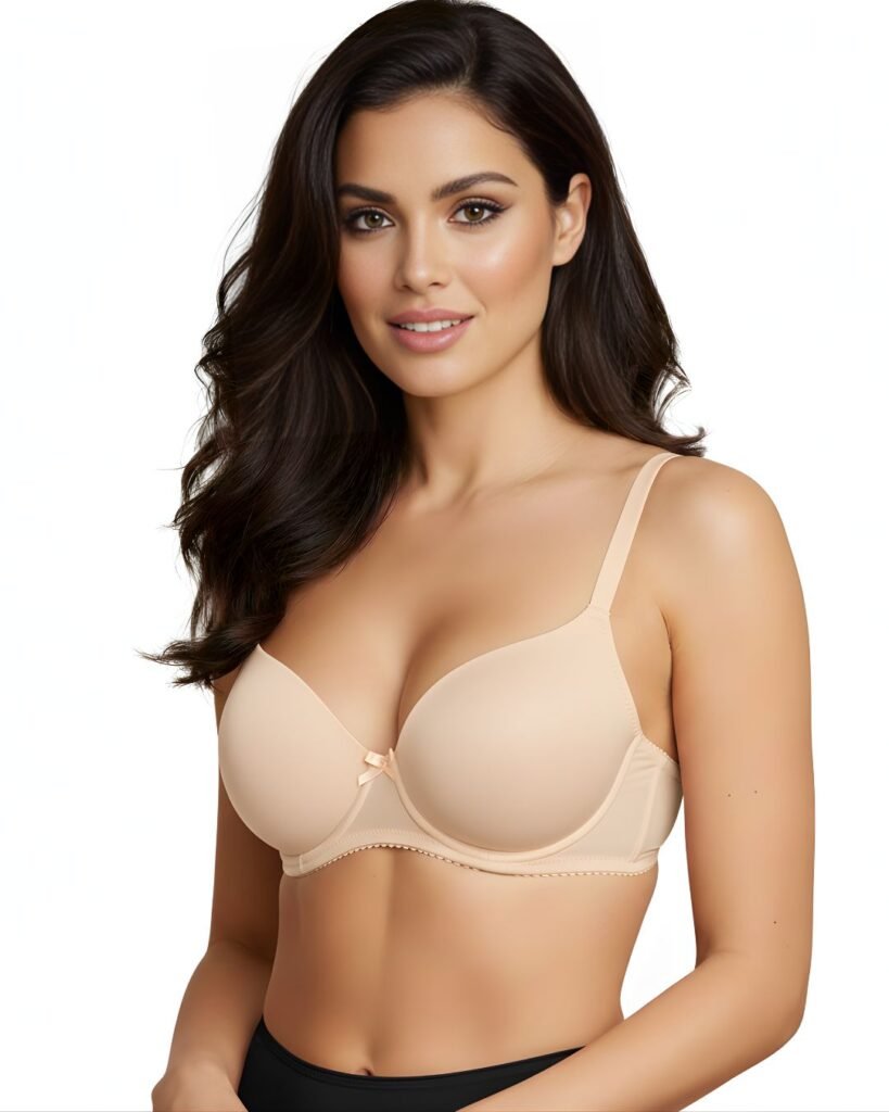 SAFORIA Cuddlecot Cotton Padded Bra — Skin