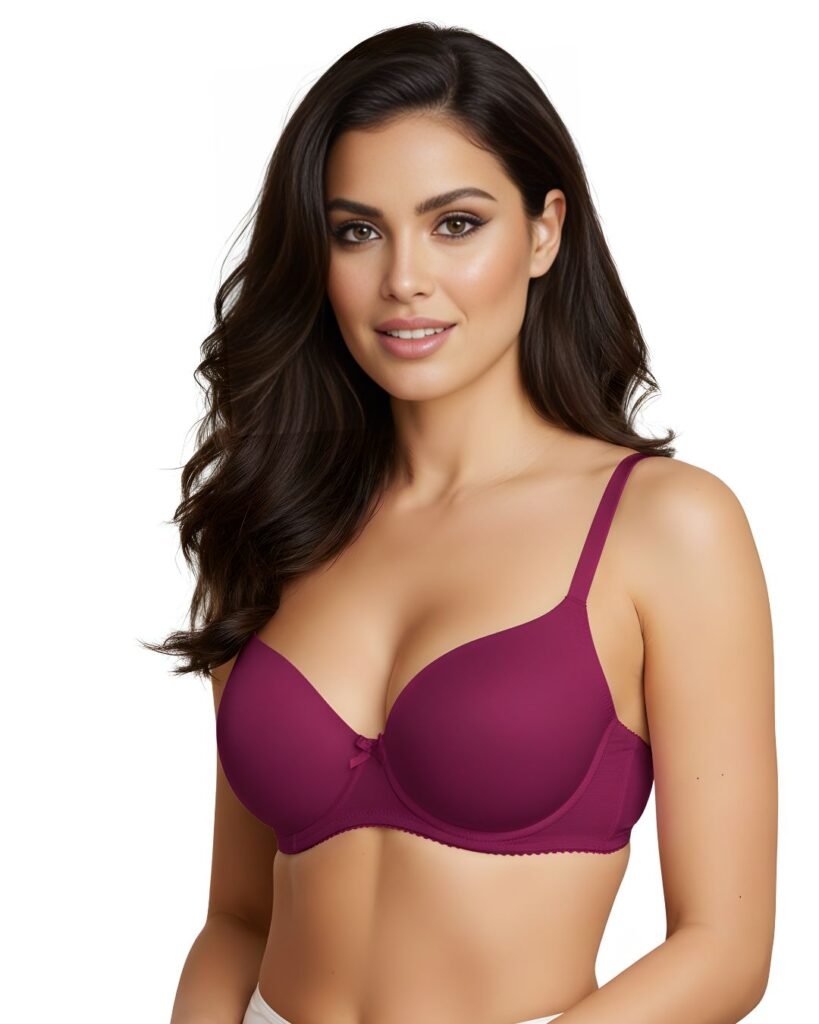 SAFORIA Cuddlecot Cotton Padded Bra – Perfect Purple